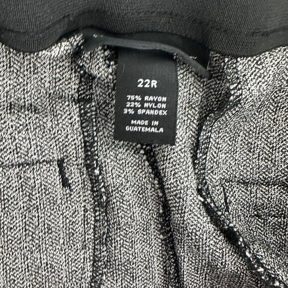 The Allie 22R Gray Patterned Womens Dress Pants Stretch - Picture 3 of 6